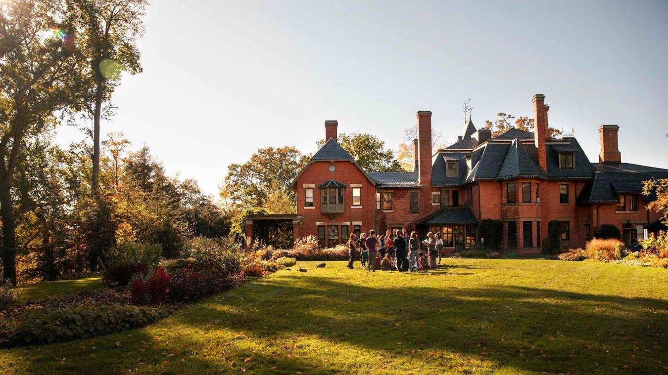 A.D. White House in the Fall