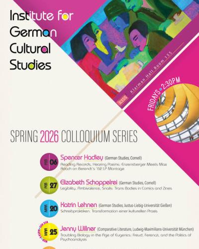Spring 2026 Colloquium Series