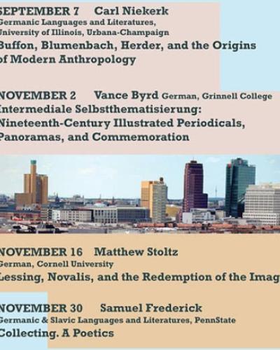 Poster for IGCS Fall 2018 Colloquium Series